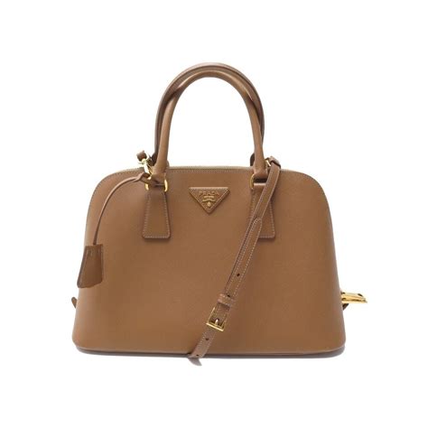 prada gallery saffiano camel